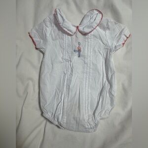 Little English Toy Soldier Christmas Holiday White Bubble | 18M